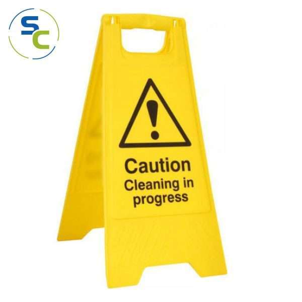 Yellow Rectangular Caution Sign Board