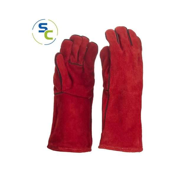 Red Cow Split Gloves