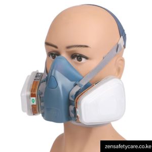 3M-Half-Face-Gas-Mask-Reusable-Respirator-Series-6300-Medical-and-ndustrial-PPEs-at-zen-safety-care-nairobi-safety-shop-hub