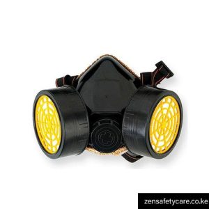 Double Cartridge Gas Respirator NP306 Black-NP306-chemical-Respirator-double--caridge-face-Mask-respiratory-PPEs-at-zen-safety-care-nairobi-safety-shop-hub-for-medical-PPE-and-safety-gears-2