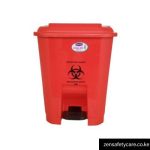 Red-30L-Biohazard-medical-waste-Bins-at-zensafetycare-safety-sho-Nairobi-safety-hub-in-kenya-medical-Equipments-and-PPEs
