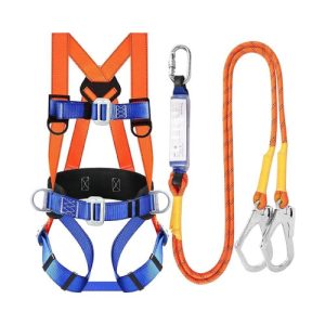 Industrial Full Body Harness With Lanyard
