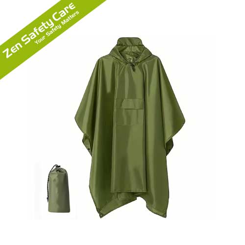 Army-Green-Rain-Poncho