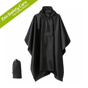 Black-rain-Poncho
