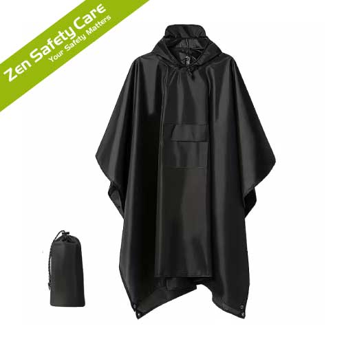 Black-rain-Poncho