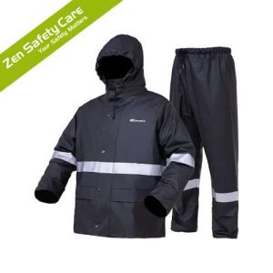 Waterproof Rain Suit - Reflective High Visibility Jacket